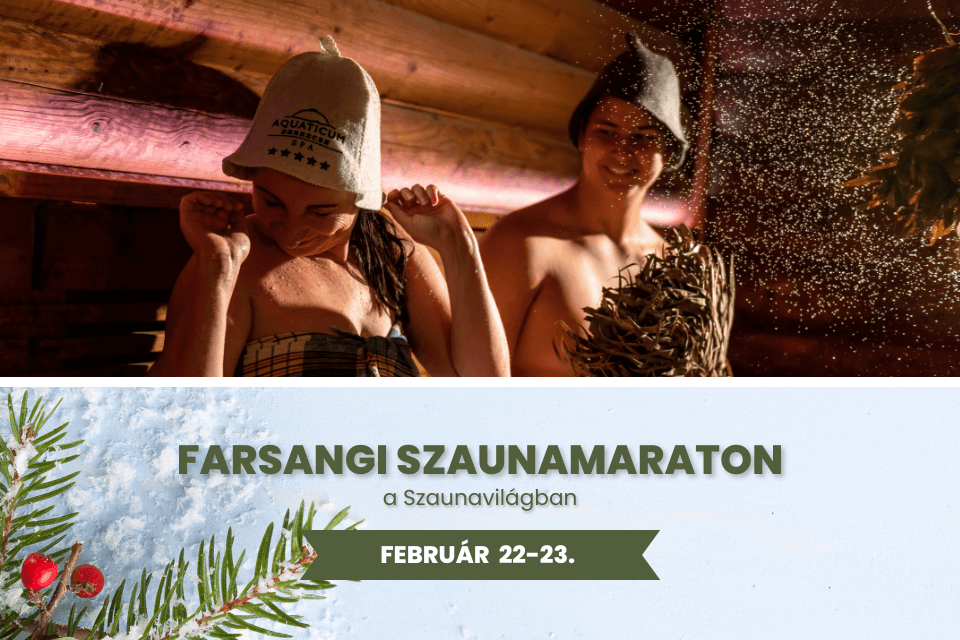 Farsangi Szaunamaraton Debrecen Aquaticum